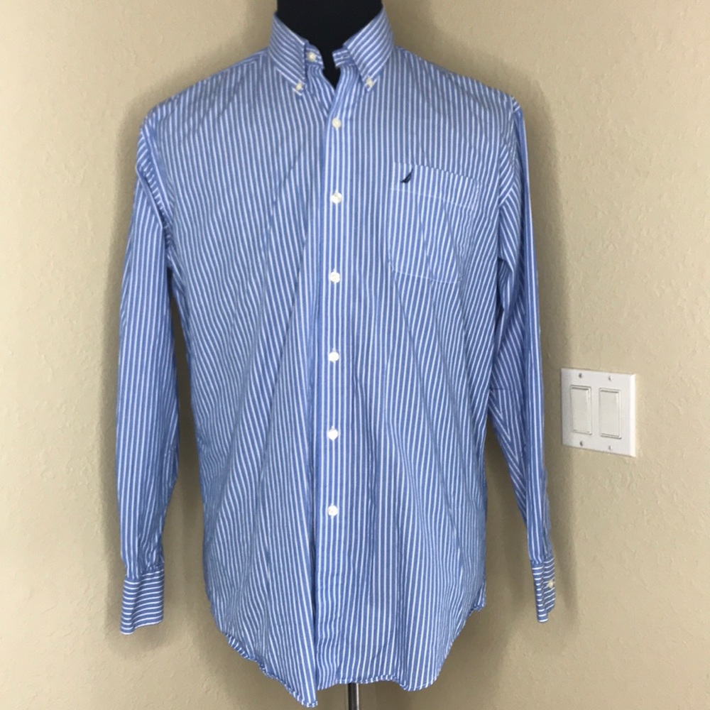 NAUTICA Classic Fit Button Down Dress Shirt